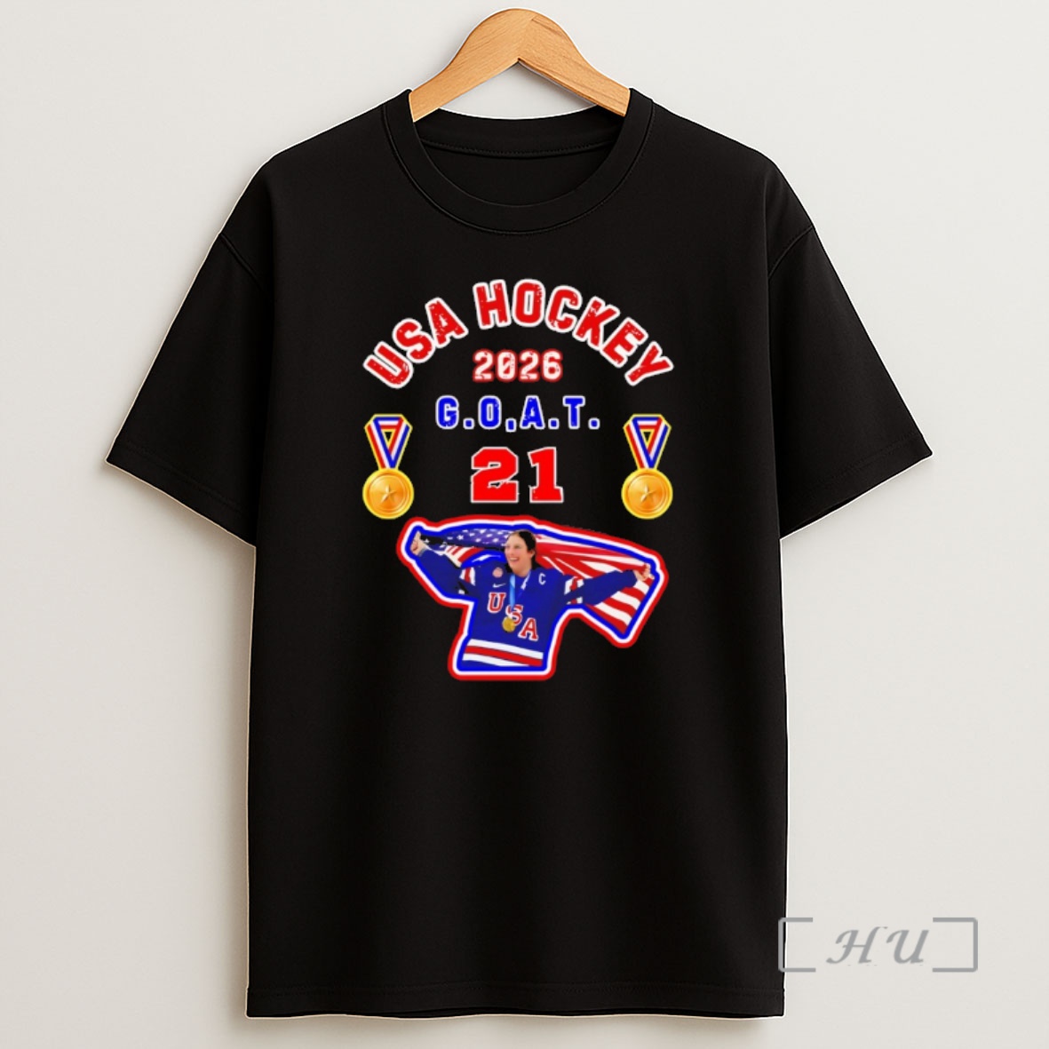 Officials Hilary Knight Usa Hockey Goat 21 Legend Winter Sports 2026 American Flag Shirt Sweatshirt Tee