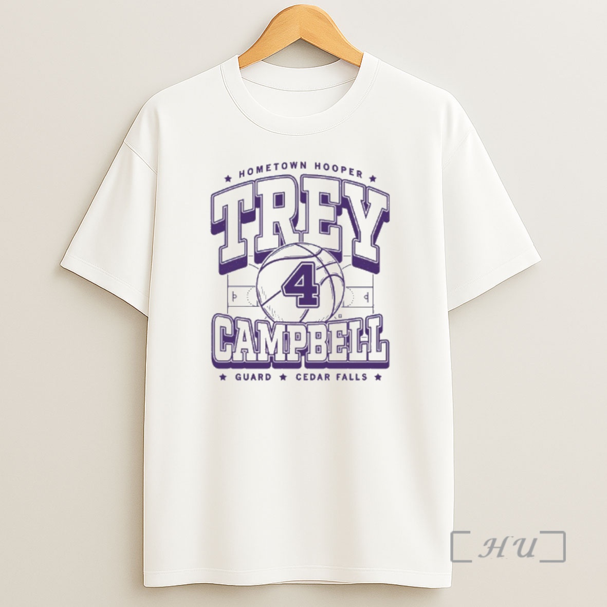 Officials Hometown Hooper Trey Campbell Guard Cedar Falls Shirt Sweatshirt Tee