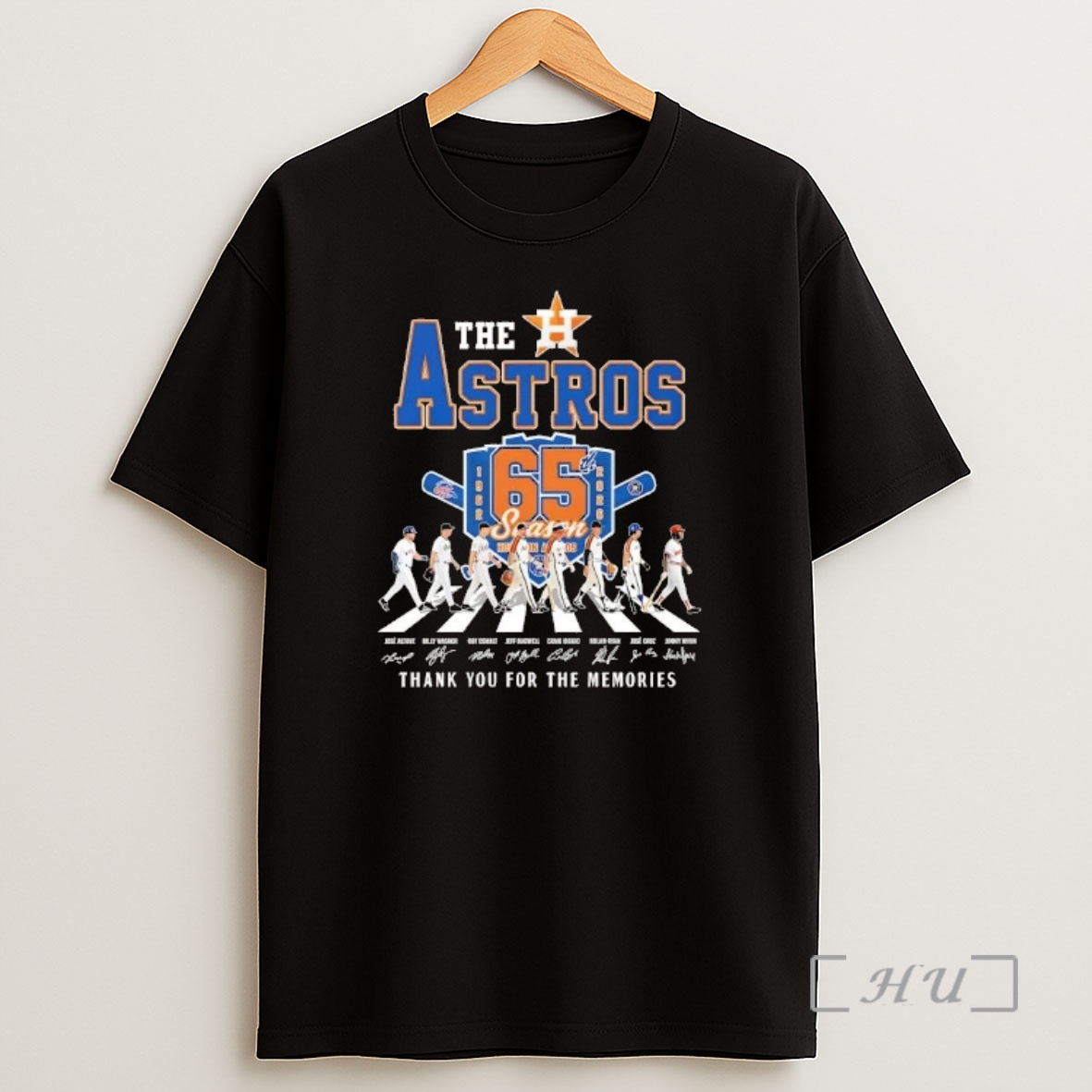 Officials Houston Astros 65th Anniversary 1962 2026 Jose Altuve And Legends Abbey Road Signatures Shirt Sweatshirt Tee