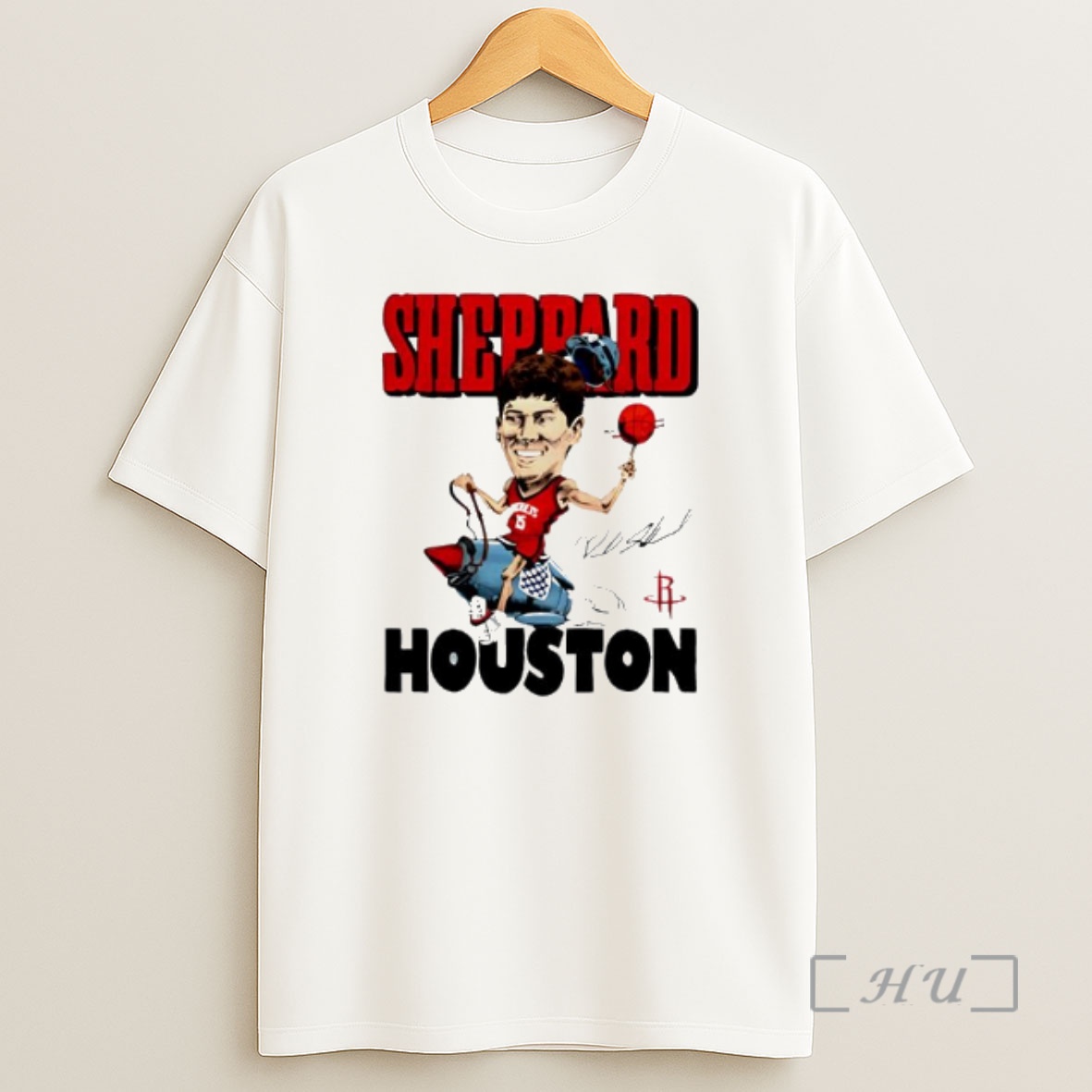Officials Houston Rockets Sheppard Cartoon Character Rocket Shirt Sweatshirt Tee