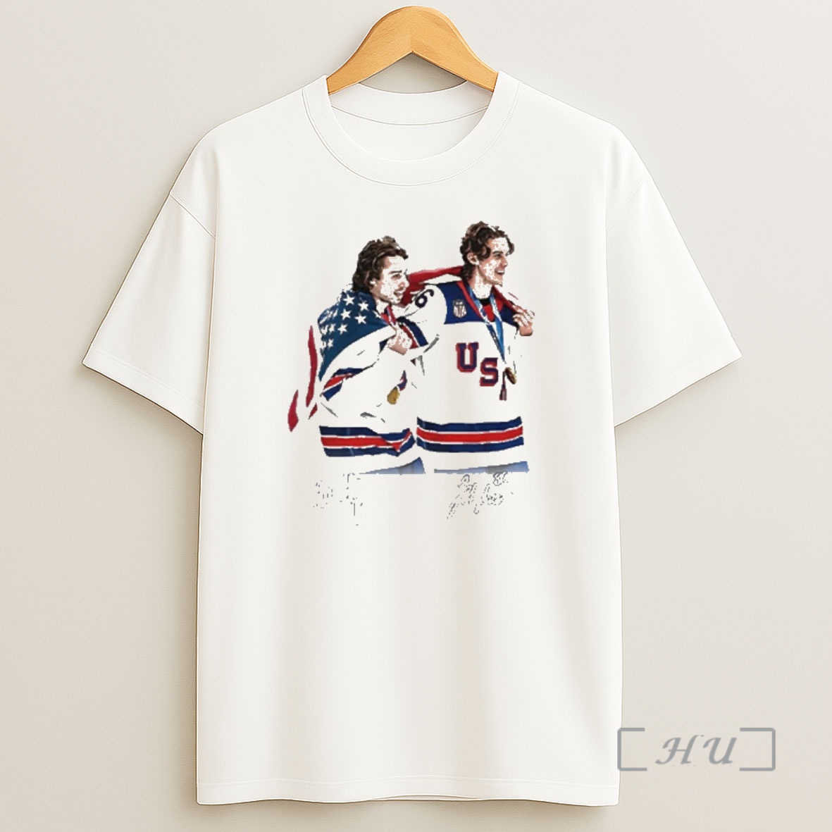 Officials Hughes Brotherhood Team Usa Hockey Signatures Shirt Sweatshirt Tee