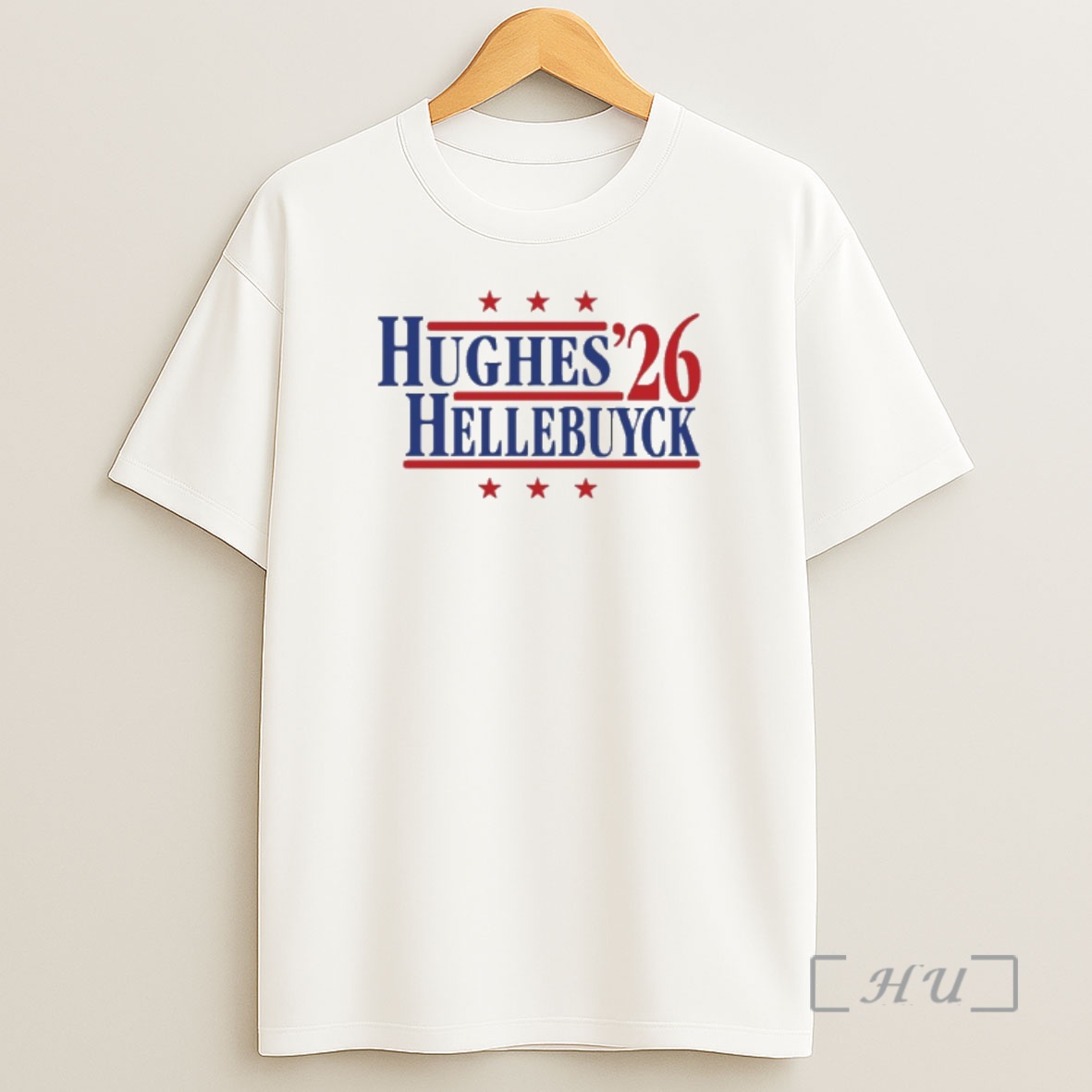 Officials Hughes And Hellebuyck 26 Team Usa Campaign Shirt Sweatshirt Tee