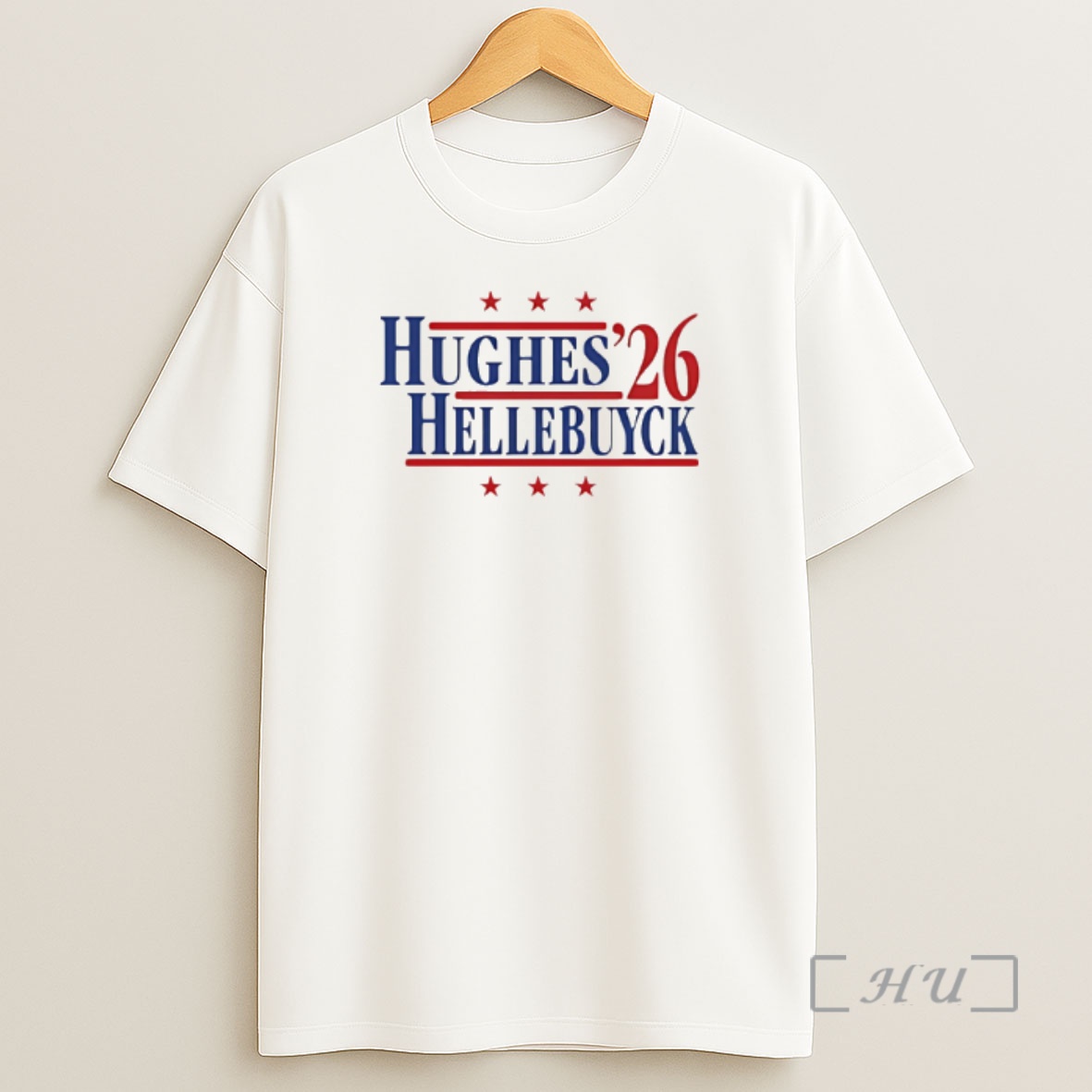 Officials Hughes And Hellebuyck 26 Team Usa Shirt Sweatshirt Tee