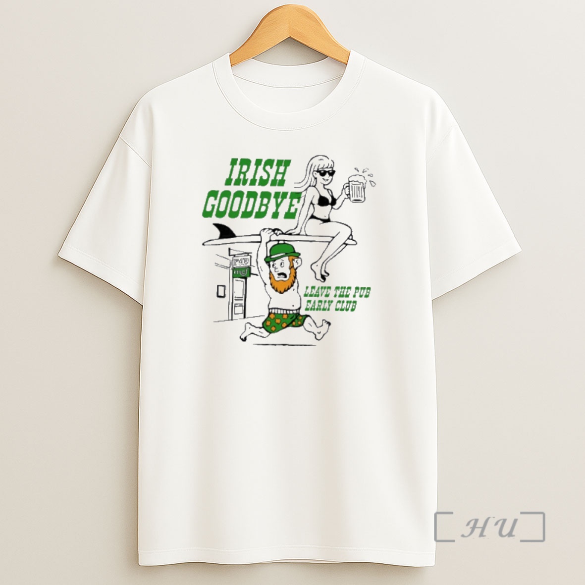 Officials Irish Goodbye Leave Pub Early Club St Shirt Sweatshirt Tee
