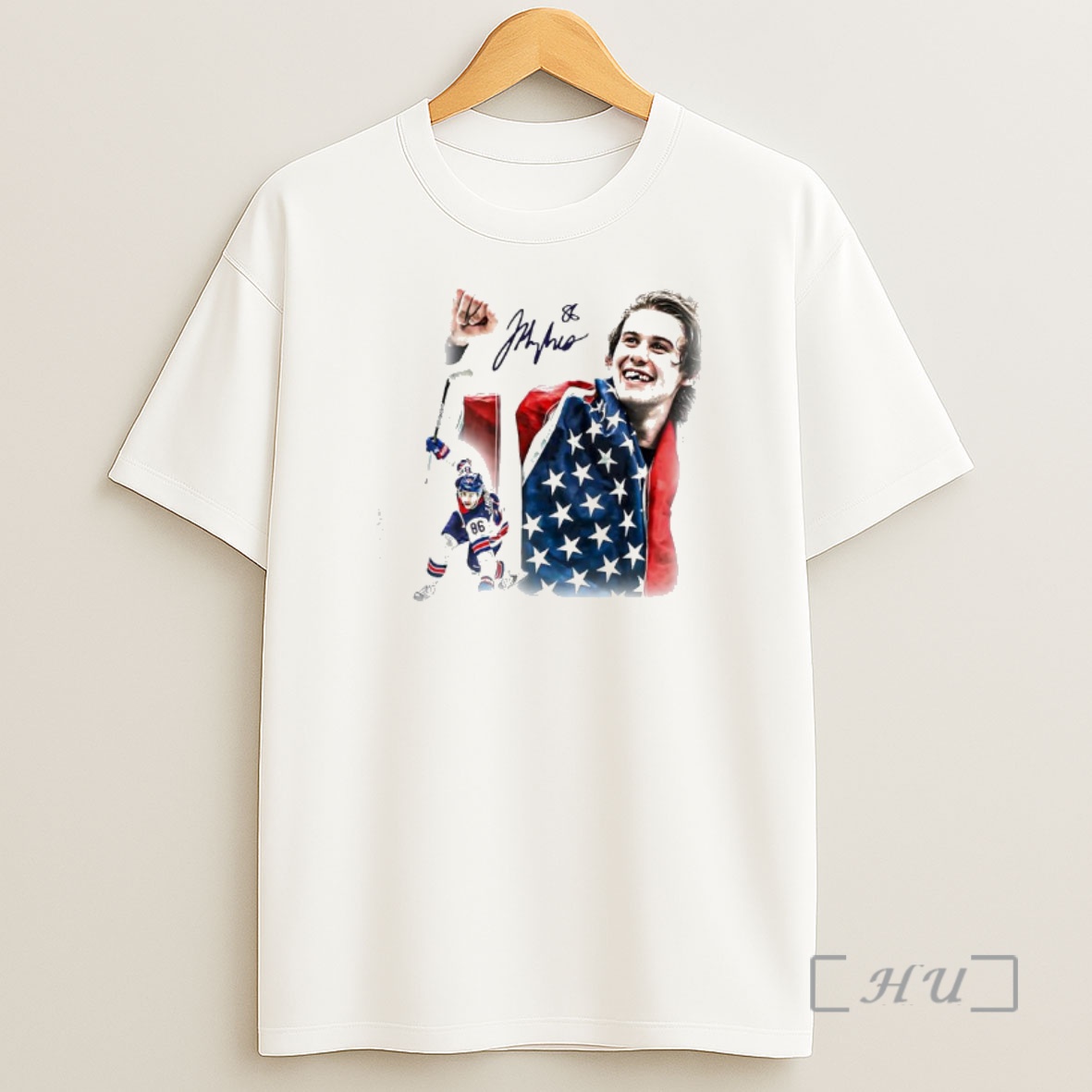 Officials Jack Hughes Golden Goal Signature Shirt Sweatshirt Tee