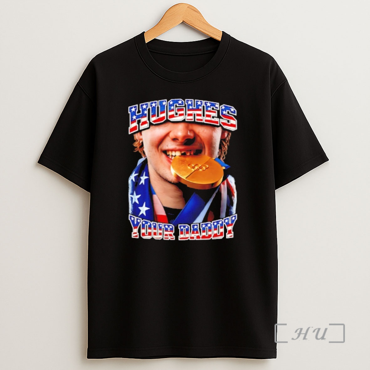 Officials Jack Hughes Golden Goal Usa Hockey 2026 Hughes Your Daddy Shirt Sweatshirt Tee