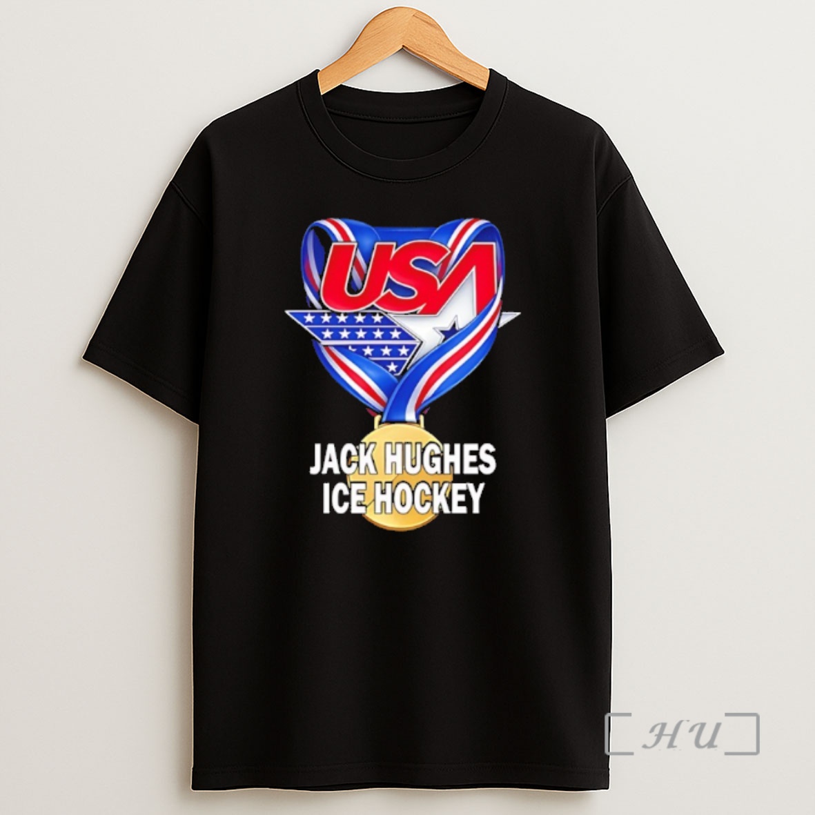Officials Jack Hughes Ice Hockey Gold Medal Winner Usa Milano Cortina 2026 Shirt Sweatshirt Tee