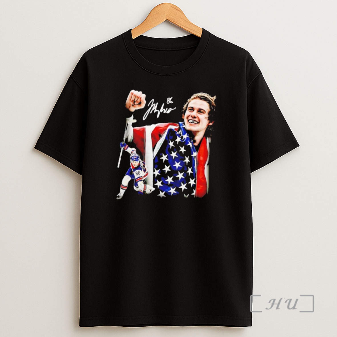 Officials Jack Hughes Team Usa Hockey Gold Medal Olympics 2026 Signature Shirt Sweatshirt Tee