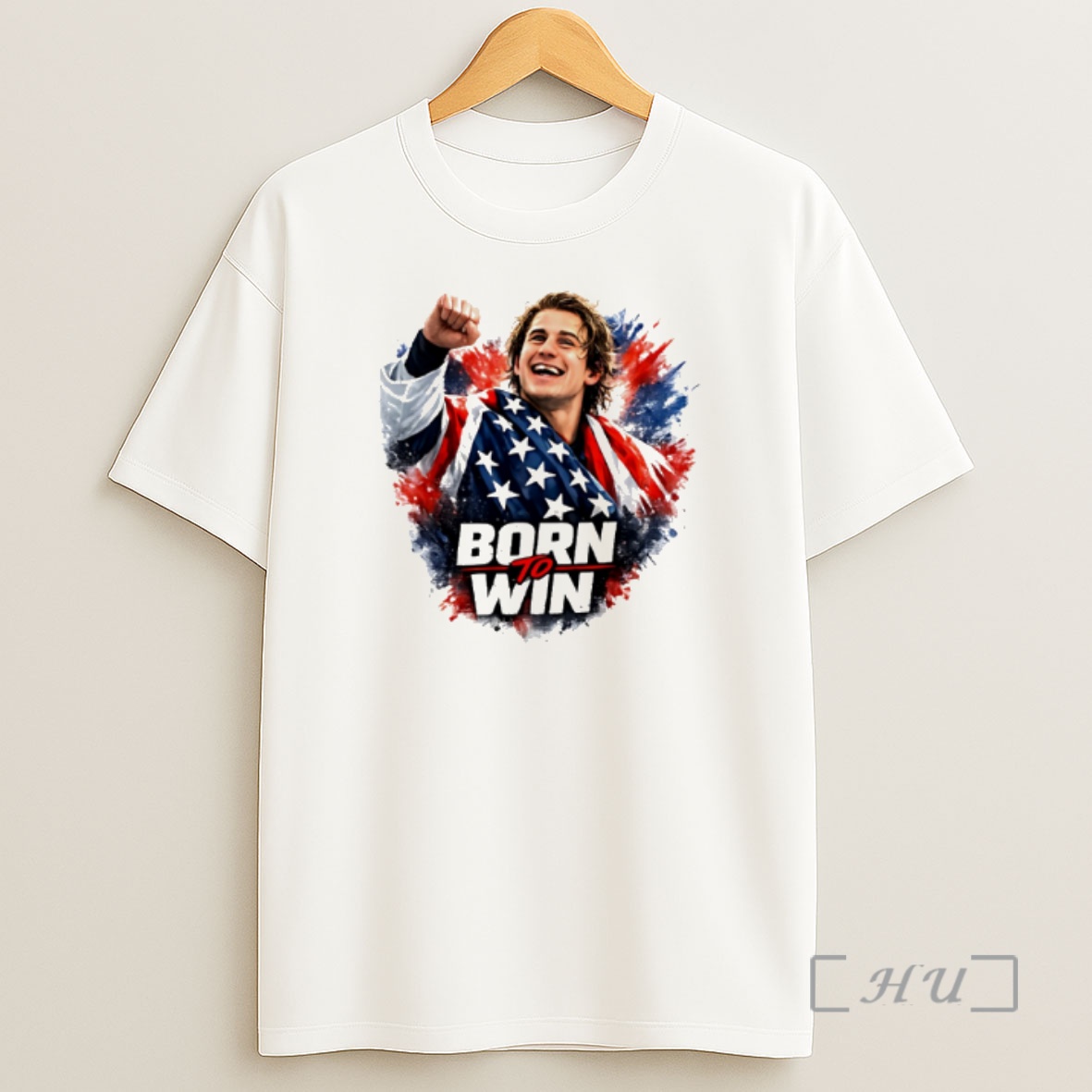 Officials Jack Hughes Team Usa Hockey Born To Win Shirt Sweatshirt Tee