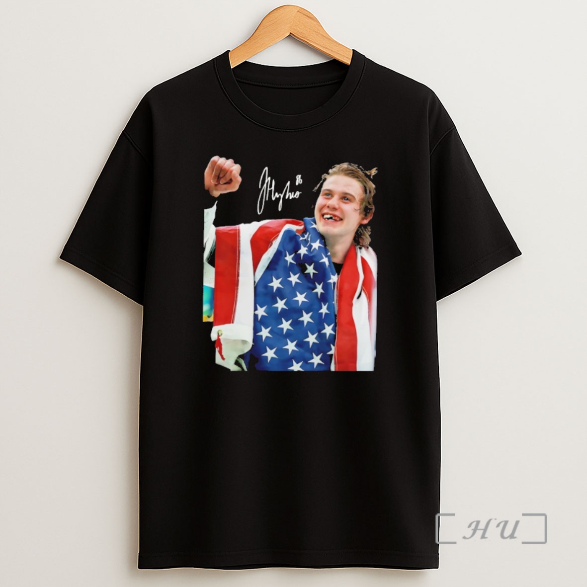 Officials Jack Hughes Usa Hockey Gold Medal Signature Shirt Sweatshirt Tee