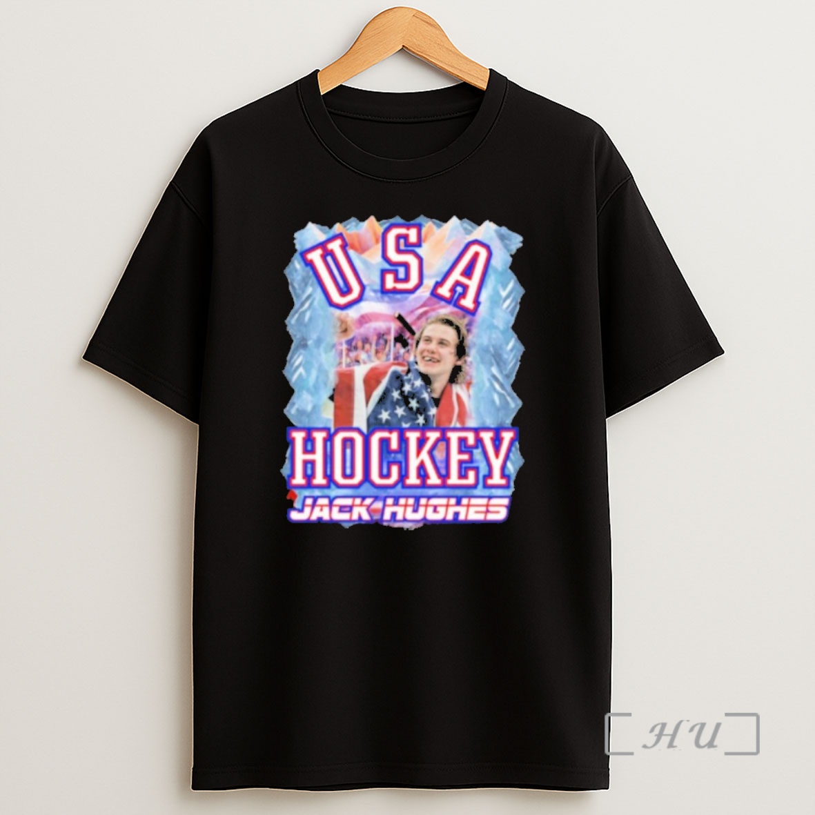 Officials Jack Hughes Usa Hockey Golden Goal 2026 Shirt Sweatshirt Tee
