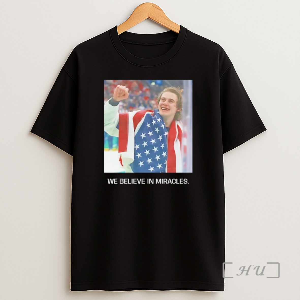 Officials Jack Hughes Usa Hockey We Believe In Miracles Shirt Sweatshirt Tee