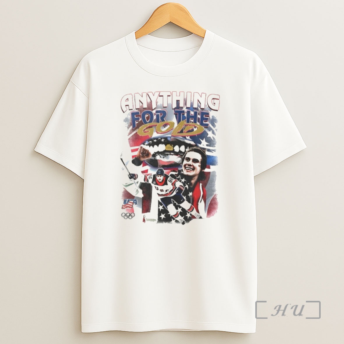 Officials Jack Hughes Usa Hockey Anything For The Gold American Flag Vintage Shirt Sweatshirt Tee
