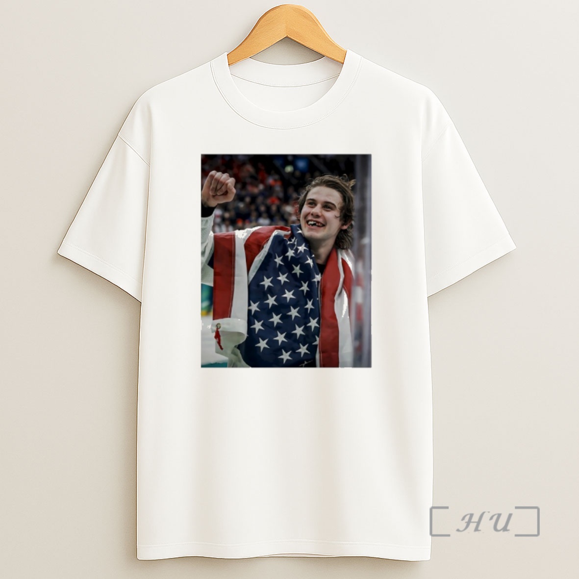 Officials Jack Hughes Usa Hockey Photo Shirt Sweatshirt Tee