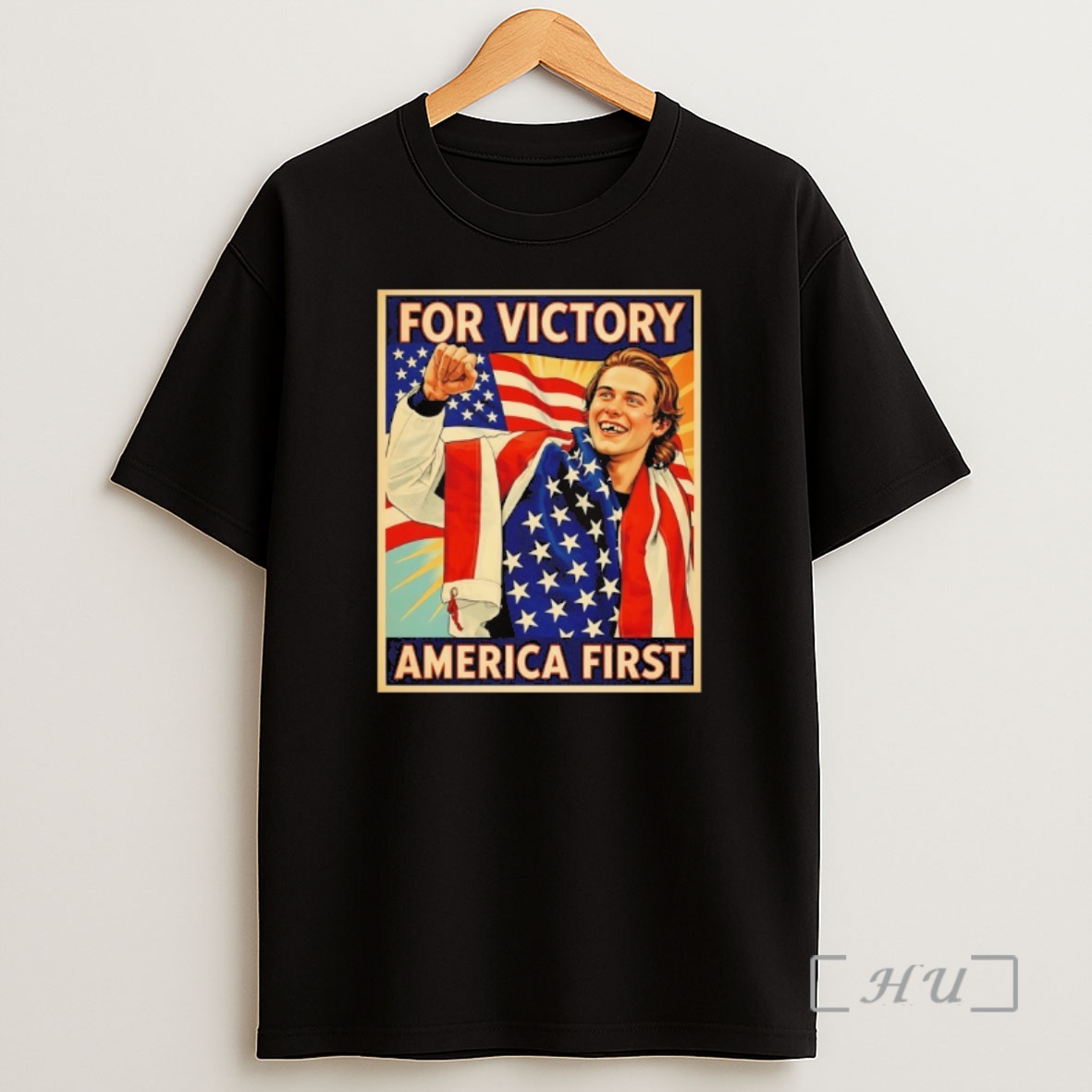 Officials Jack Hughes For Victory America First Shirt Sweatshirt Tee