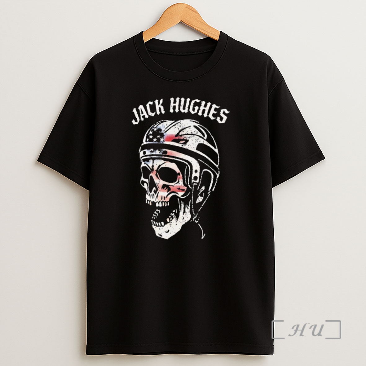 Officials Jack Hughes Skull Usa Hockey Olympic 2026 Vintage Shirt Sweatshirt Tee