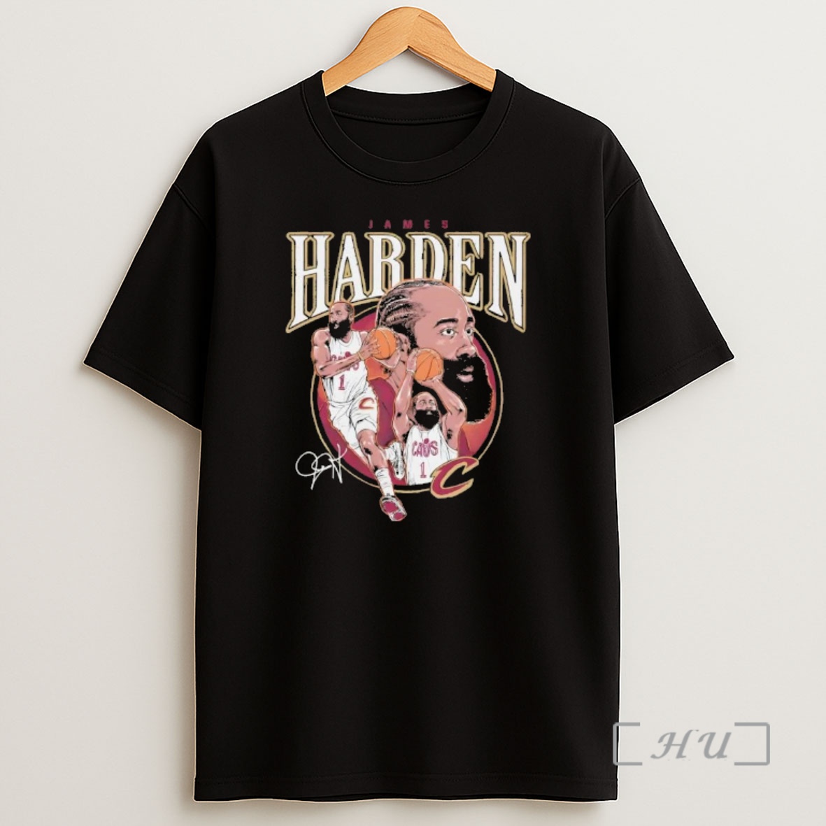 Officials James Harden Cleveland Cavaliers Basketball Trio Signature Shirt Sweatshirt Tee