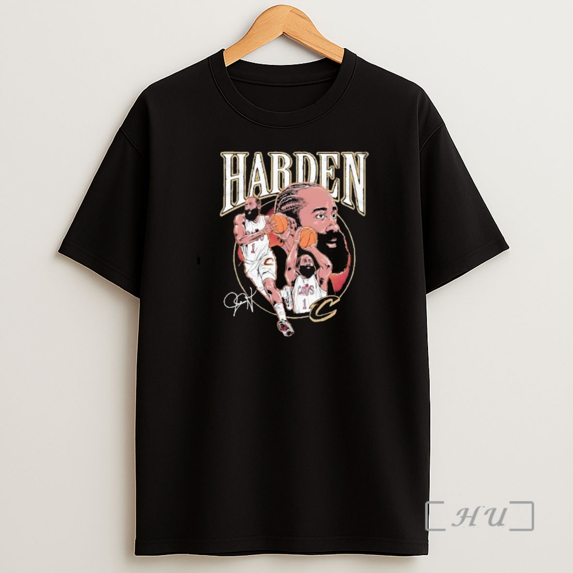 Officials James Harden Cleveland Cavaliers Circle Player Signature Shirt Sweatshirt Tee