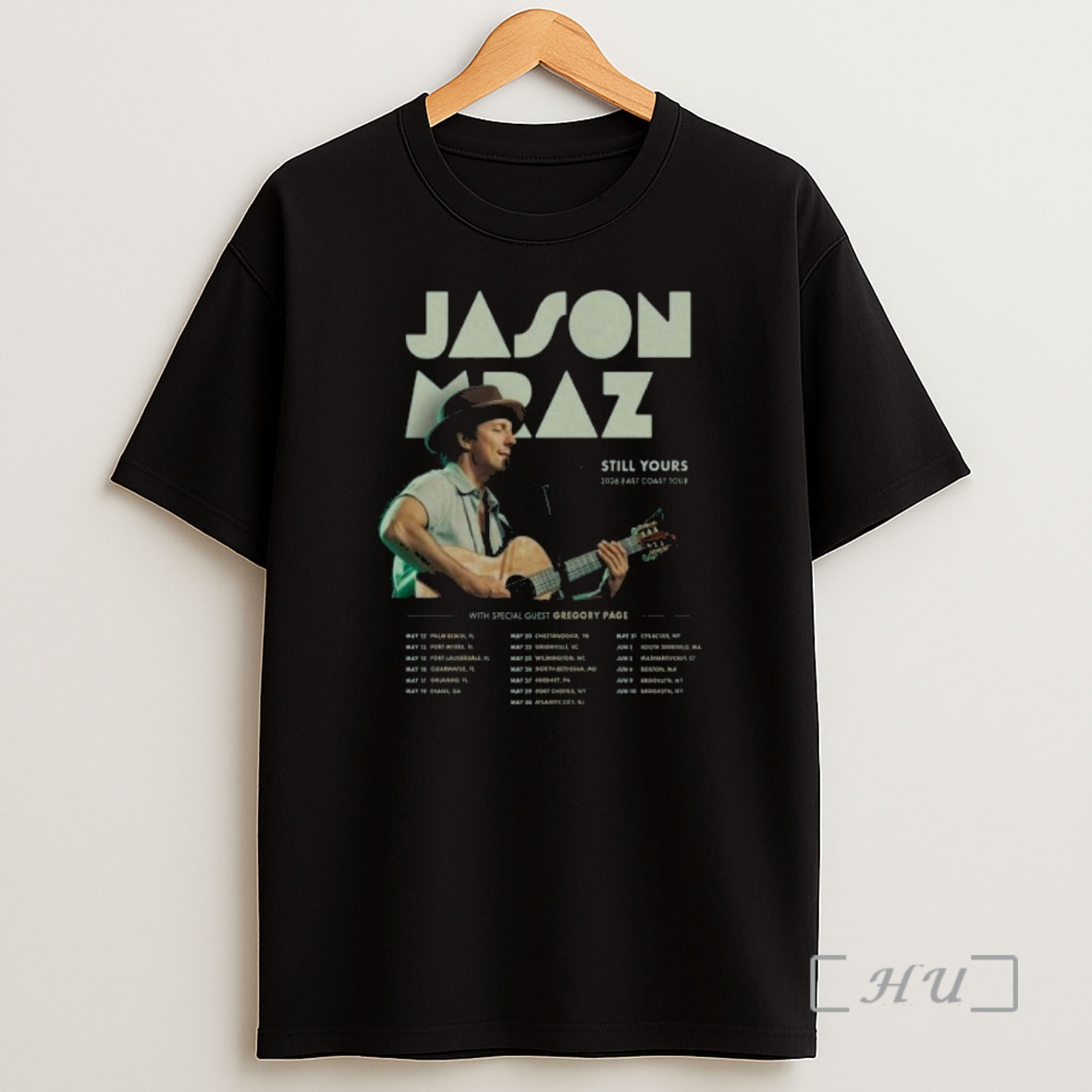 Officials Jason Mraz East Coast Tour 2026 Shirt Sweatshirt Tee