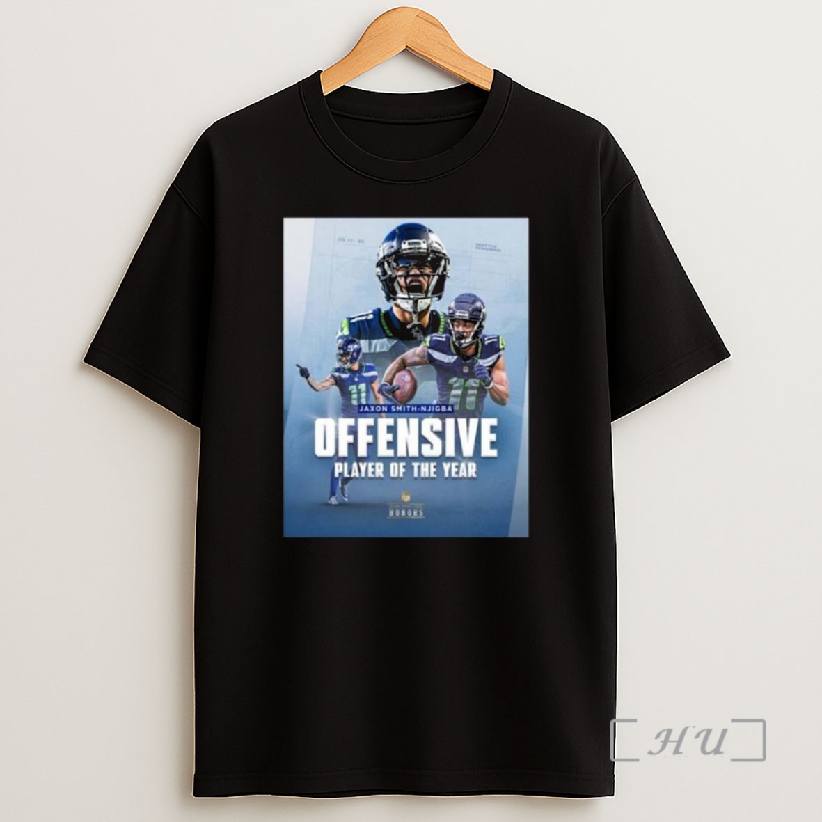 Officials Jaxon Smith Njigba From Seattle Seahawks 2025 Nfl Offensive Player Of The Year Shirt Sweatshirt Tee