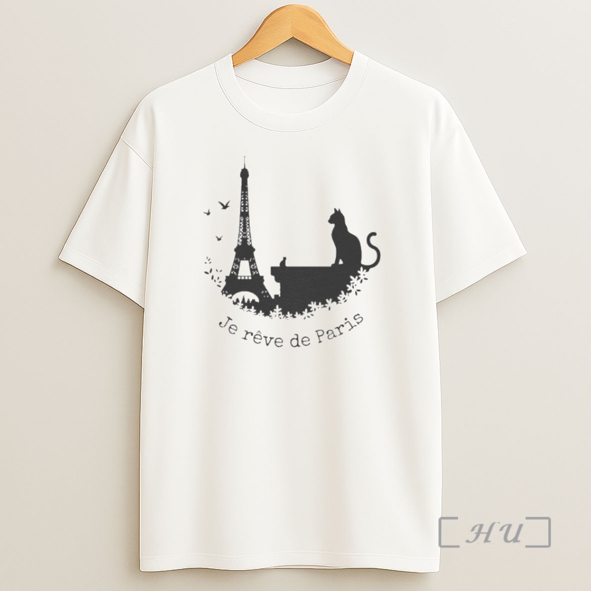 Officials Je Reve De Paris Cat French Shirt Sweatshirt Tee