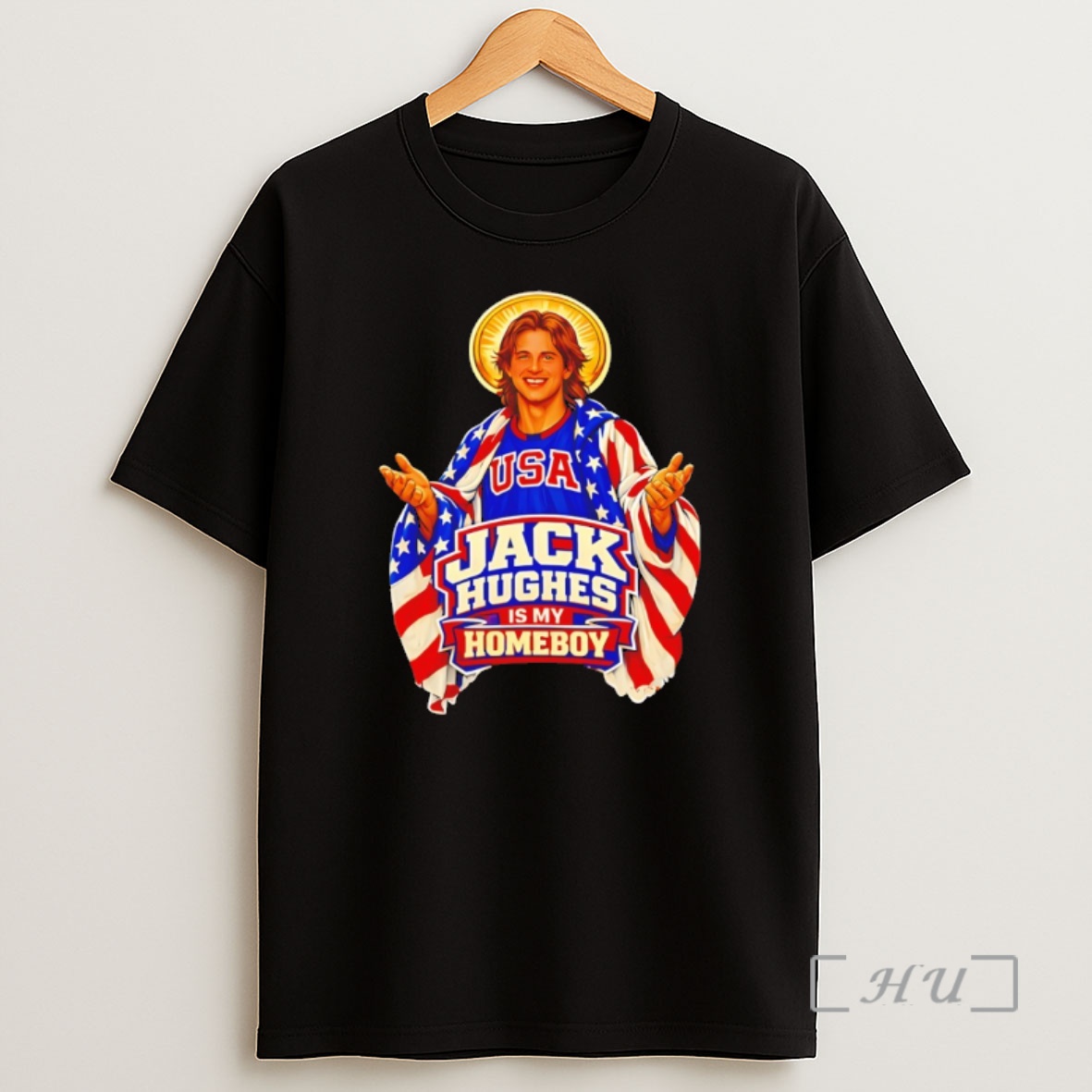 Officials Jesus Jack Hughes Is My Homeboy Usa Hockey Champions 2026 Olympic Gold Medal Shirt Sweatshirt Tee