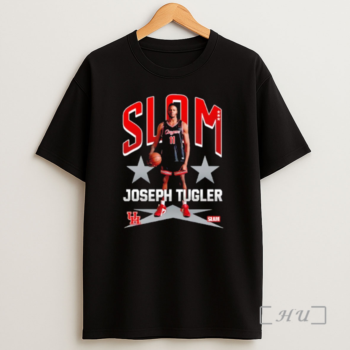 Officials Joseph Tugler Houston Cougars Slam Graphic Shirt Sweatshirt Tee