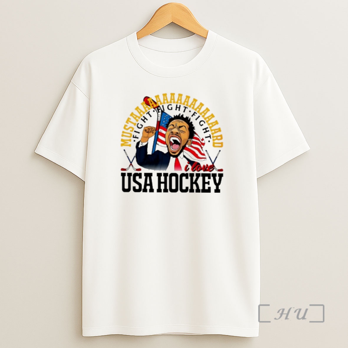 Officials Kendrick Mustard Fight I Love Usa Hockey 2026 Meme Shirt Sweatshirt Tee