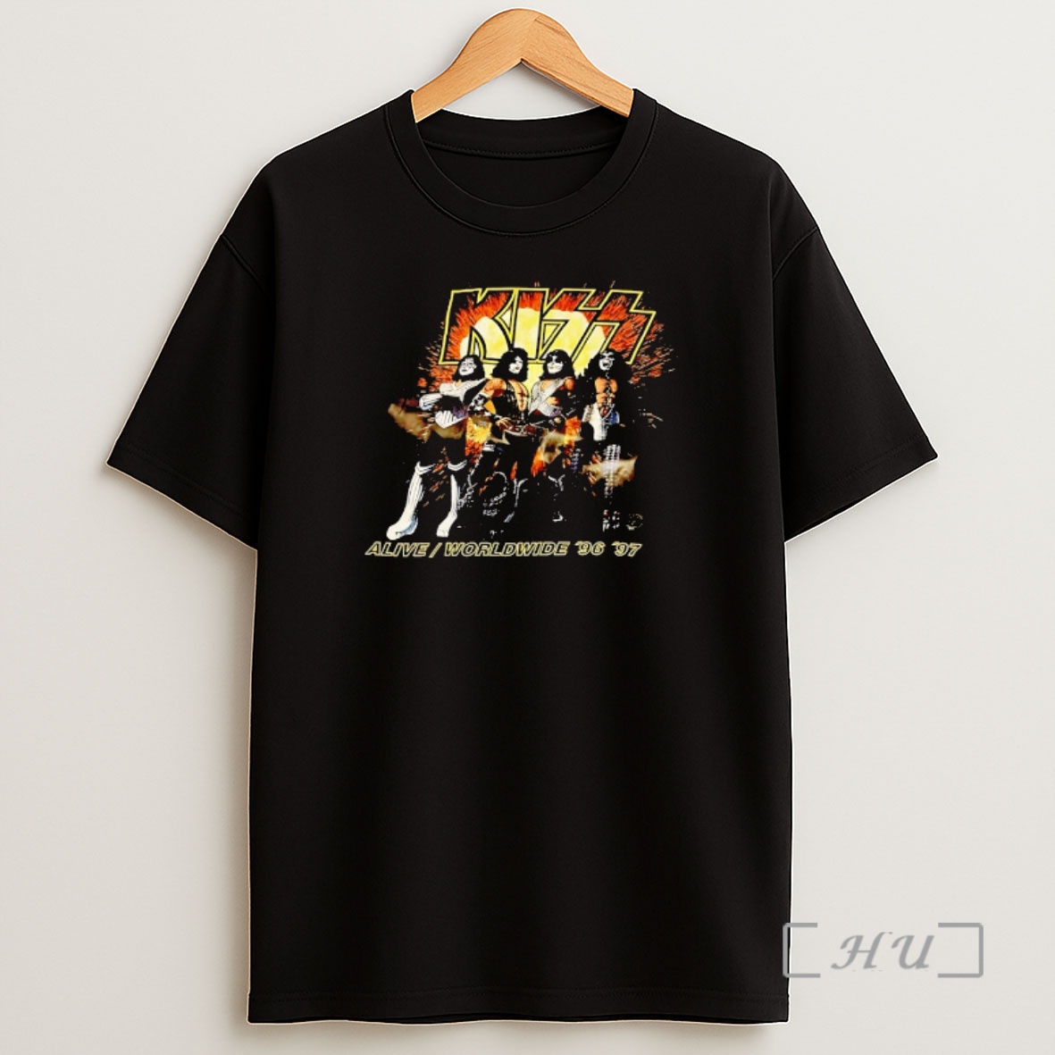 Officials Kiss 1996 Alive Worldwide Birmingham Al Usa Tour Vintage Shirt Sweatshirt Tee
