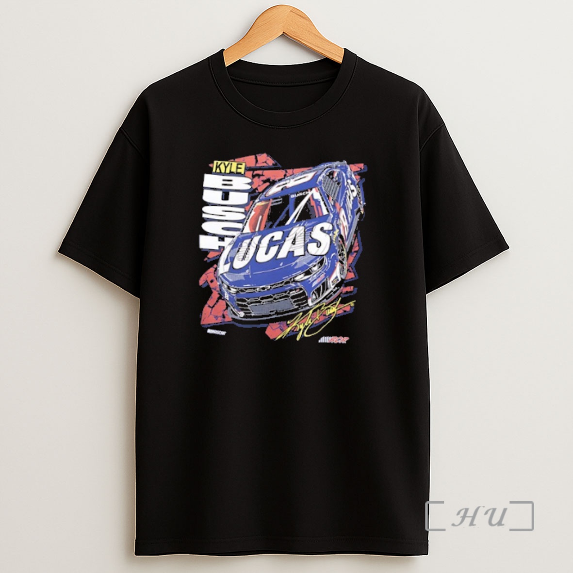 Officials Kyle Busch 8 Lucas Oil Speed Autographed 2 Sided Shirt Sweatshirt Tee