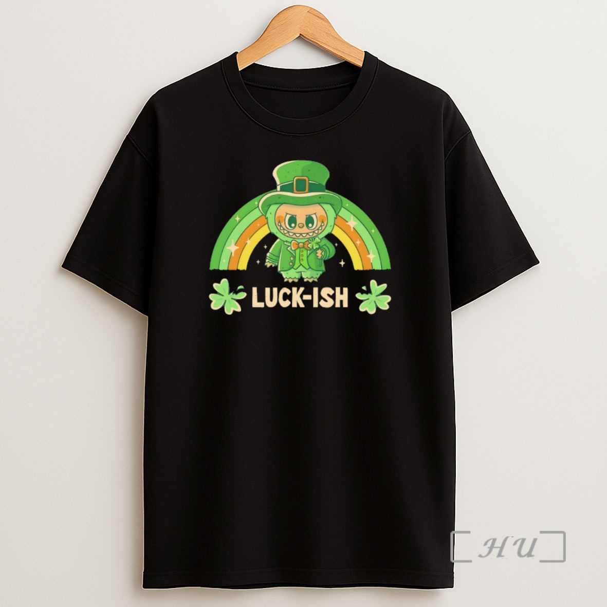 Officials Labubu Luck Ish Shamrock St Patrick Day 2026 Shirt Sweatshirt Tee