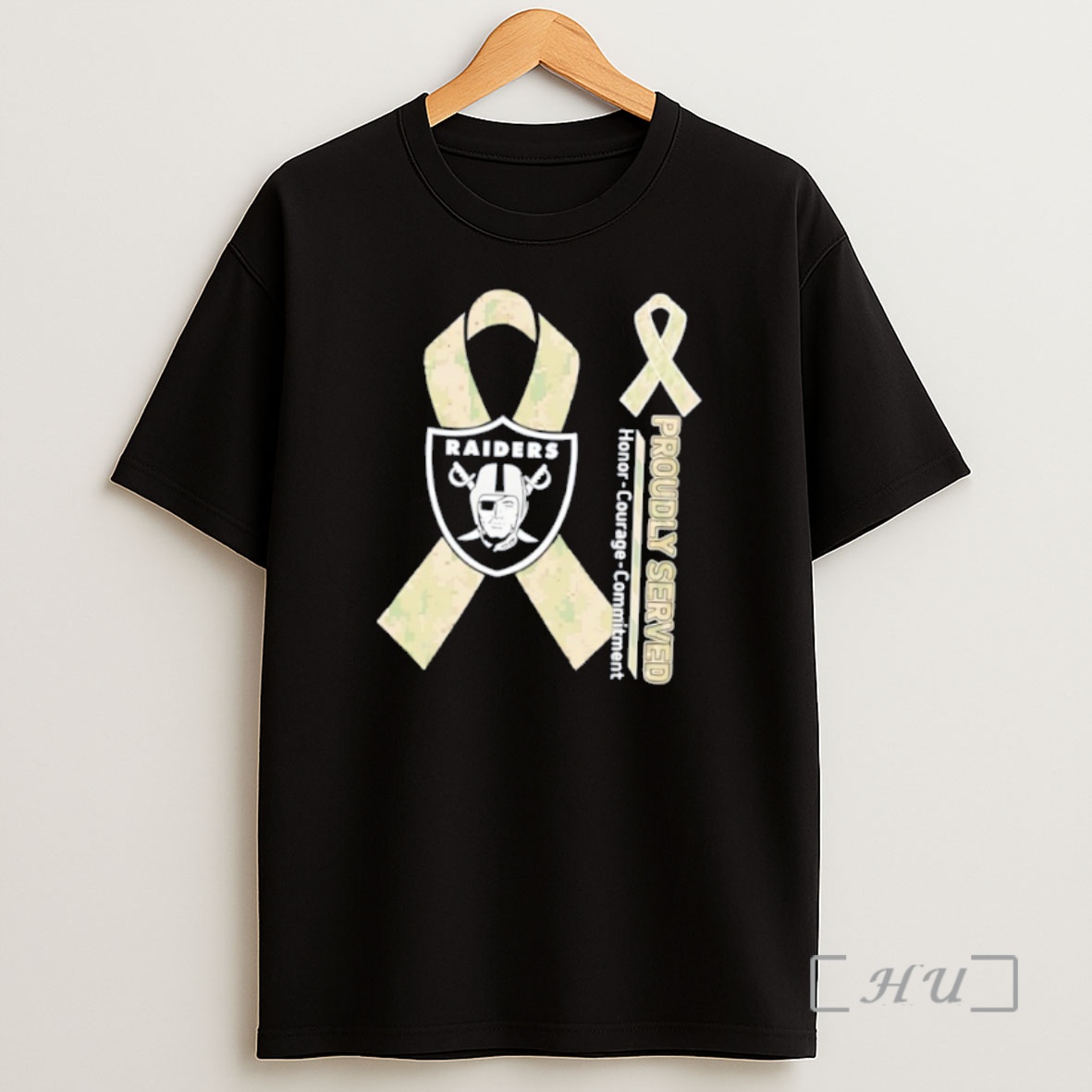 Officials Las Vegas Raiders Proudly Served Honor Courage Commitment Shirt Sweatshirt Tee