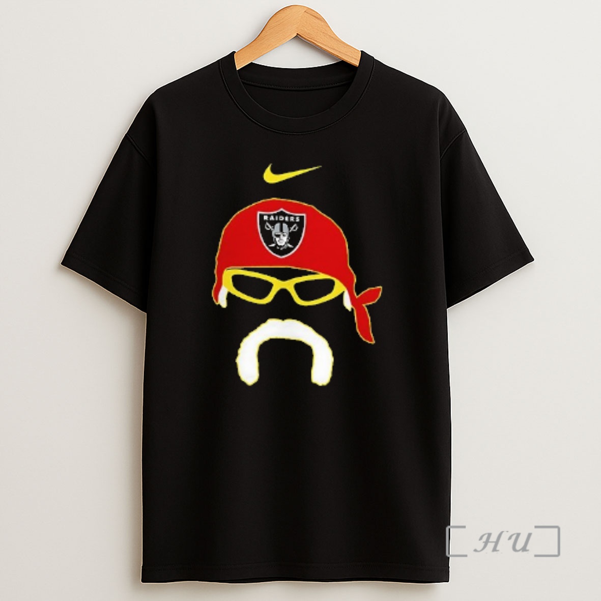 Officials Las Vegas Raiders X Hulk Hogan Hulkamania Portrait Double Sided Graphic Shirt Sweatshirt Tee