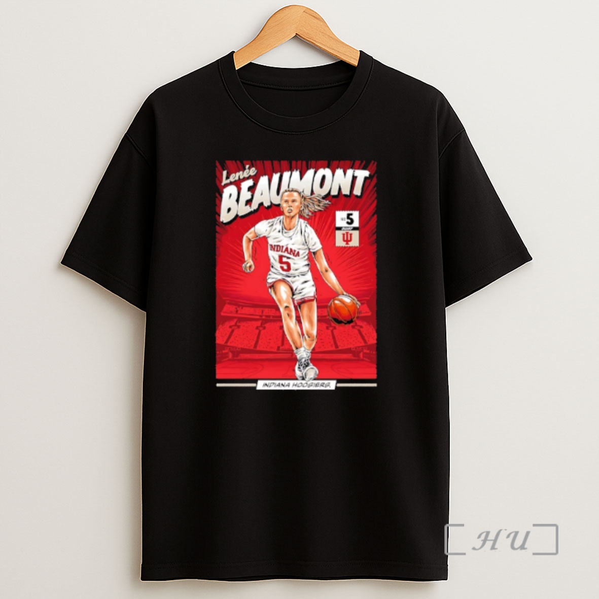 Officials Lenee Beaumont Indiana Hoosiers No 5 Comic Shirt Sweatshirt Tee