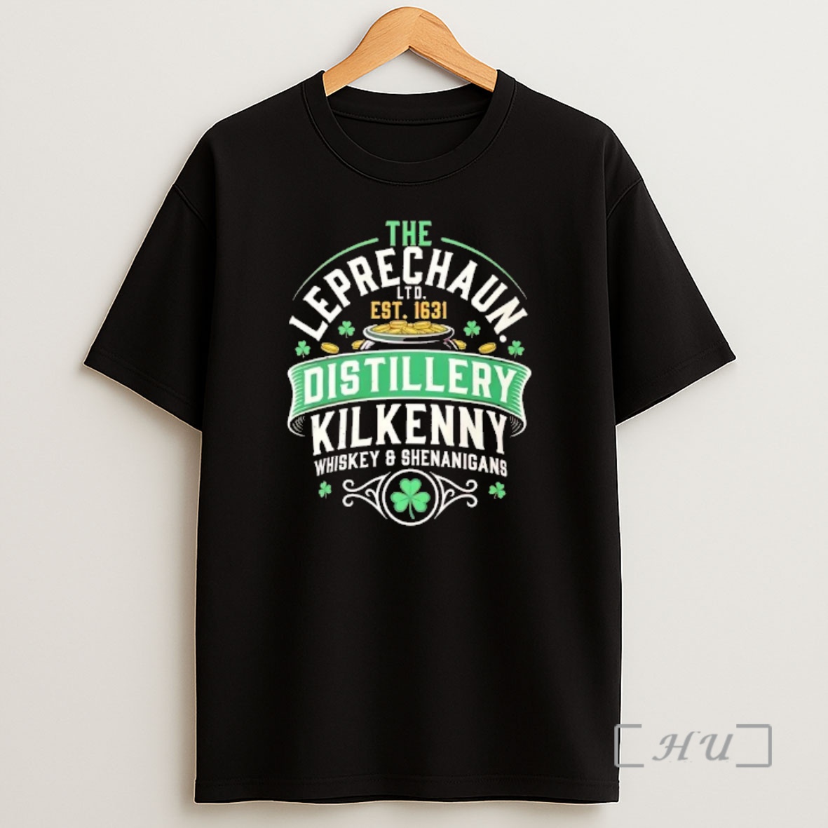 Officials Leprechaun Distillery Kilkenny Irish Whiskey Patricks Day Shirt Sweatshirt Tee