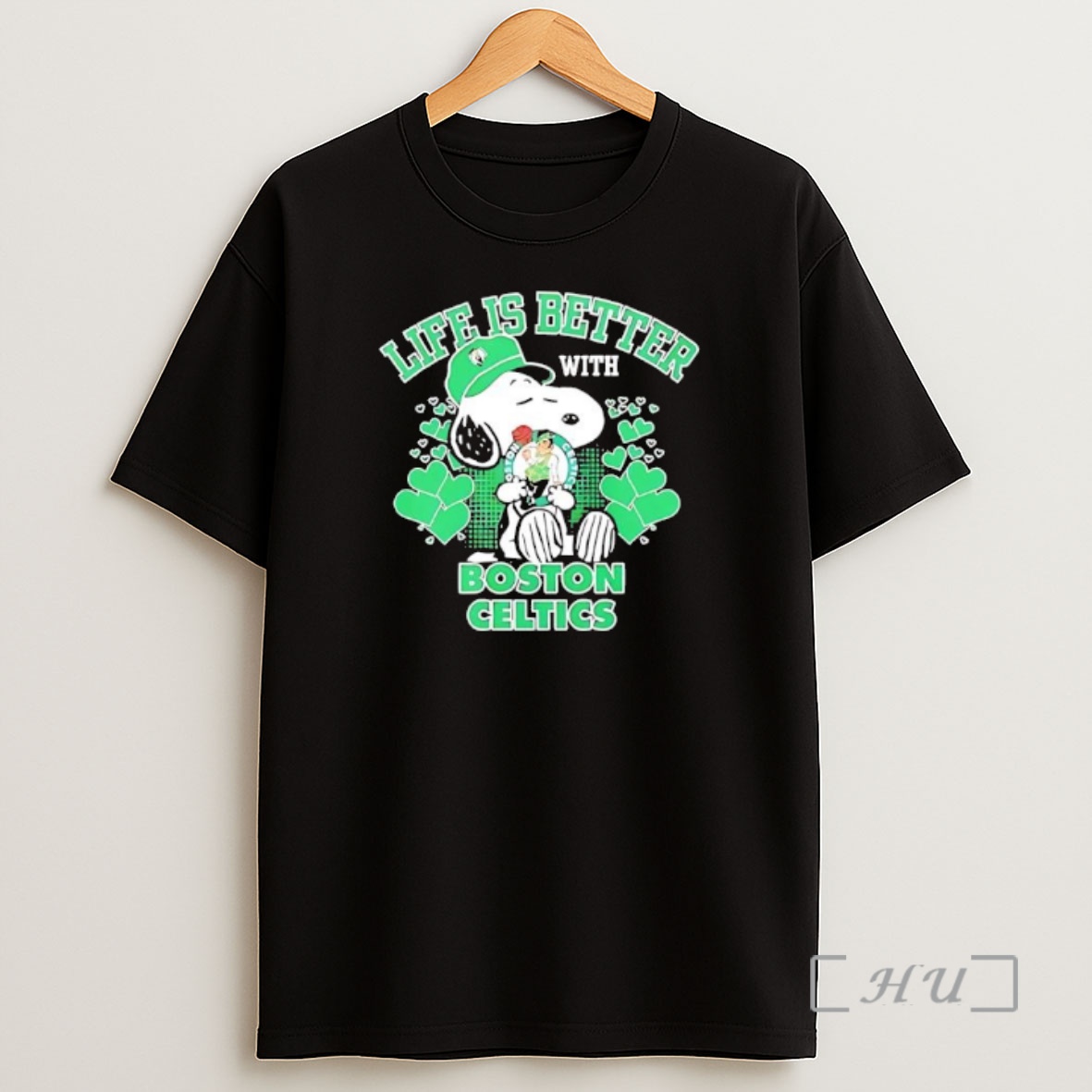 Officials Life Is Better With Snoopy Boston Celtics X St Shirt Sweatshirt Tee