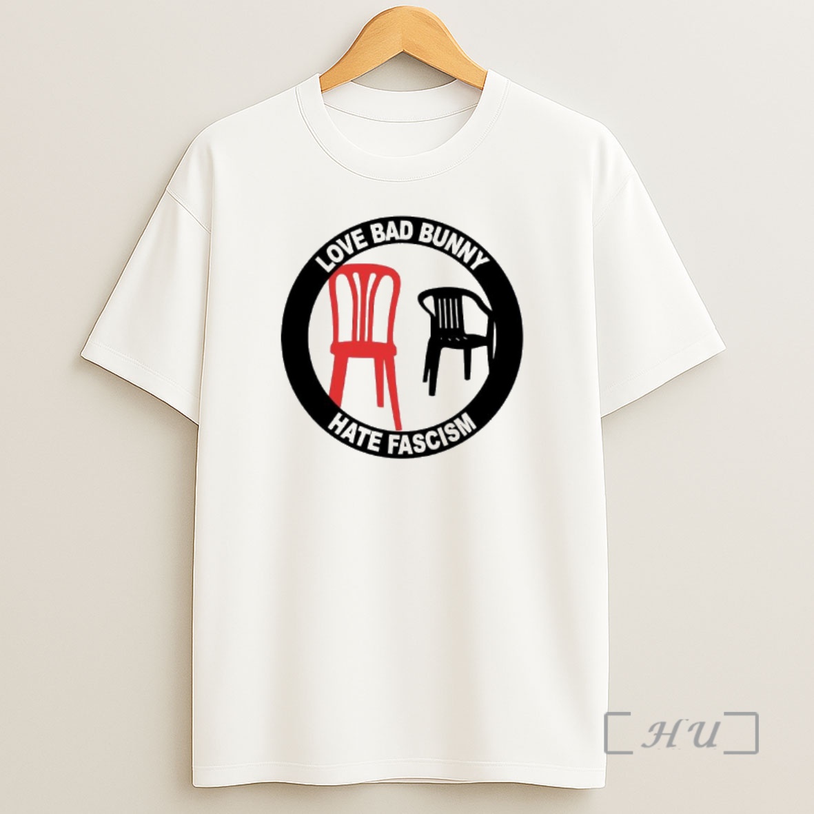 Officials Love Bad Bunny Hate Fascism Chairs Shirt Sweatshirt Tee