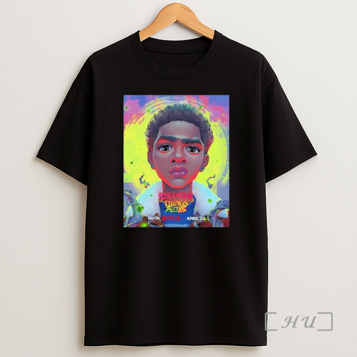 Officials Lucas Sinclair Character Stranger Things Tales From 85 Premieres April 23 2026 Shirt Sweatshirt Tee