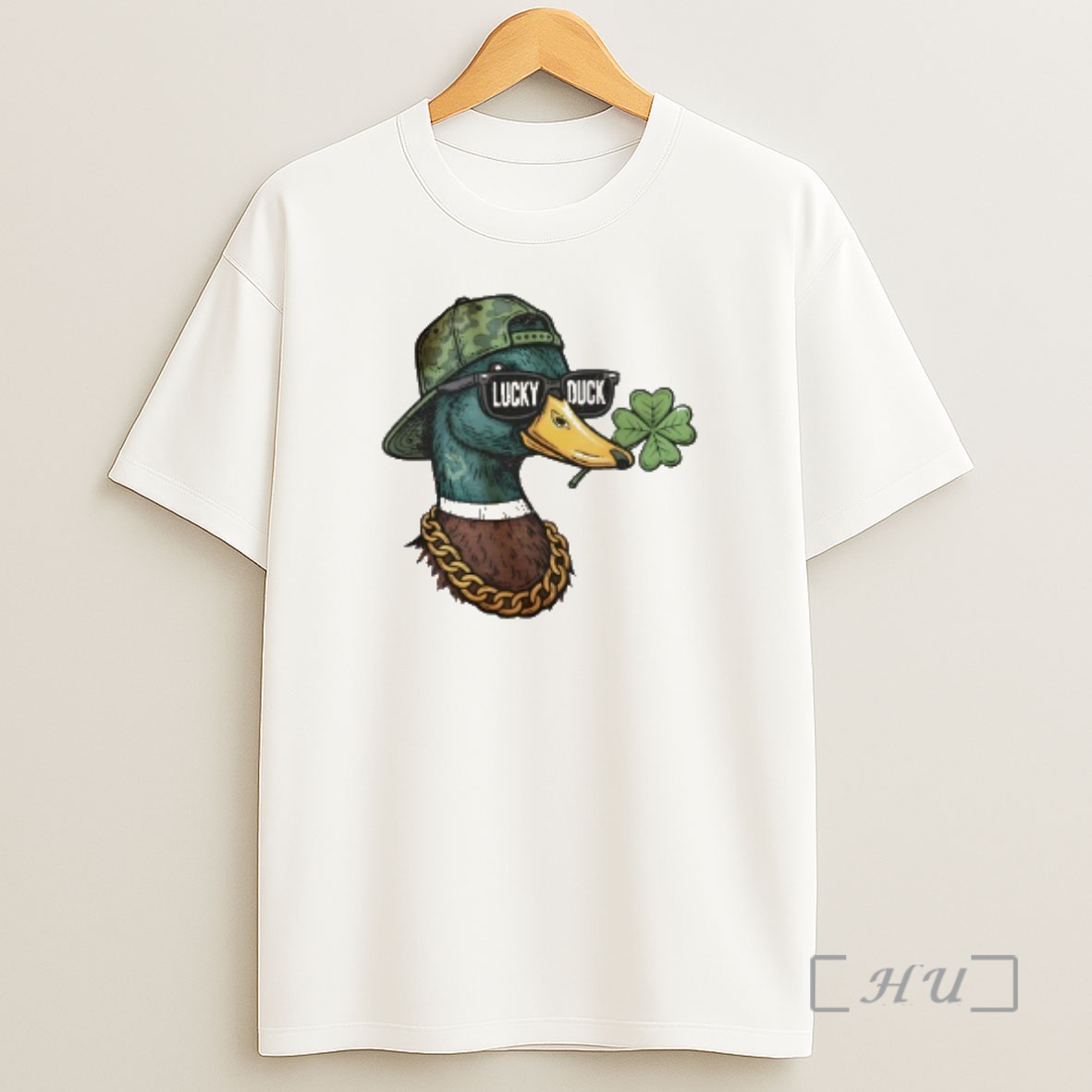 Officials Lucky Duck Shamrock St Shirt Sweatshirt Tee