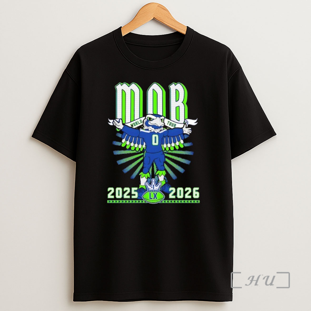 Officials Mob World Tour 2025 Seattle Seahawks Mascot Shirt Sweatshirt Tee