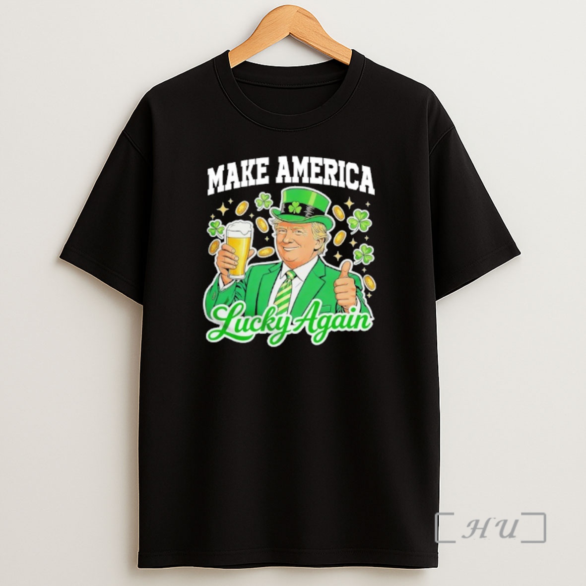 Officials Make America Lucky Again Donald Trump With Beer St Shirt Sweatshirt Tee