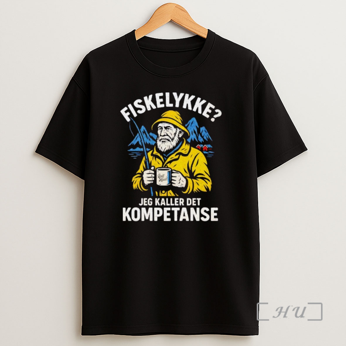 Officials Man Fishing Holding Godt Haill Cup Fiskelykke Jeg Kaller Det Kompetanse Vintage Shirt Sweatshirt Tee