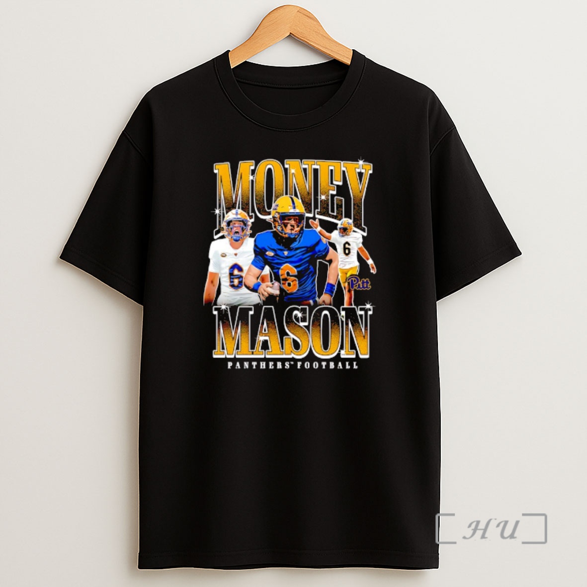 Officials Mason Heintschel 6 Of Pittsburgh Panthers Football Graphic Shirt Sweatshirt Tee
