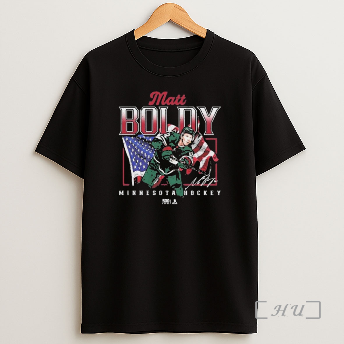 Officials Matt Boldy Minnesota Hockey Usa Flag Shirt Sweatshirt Tee