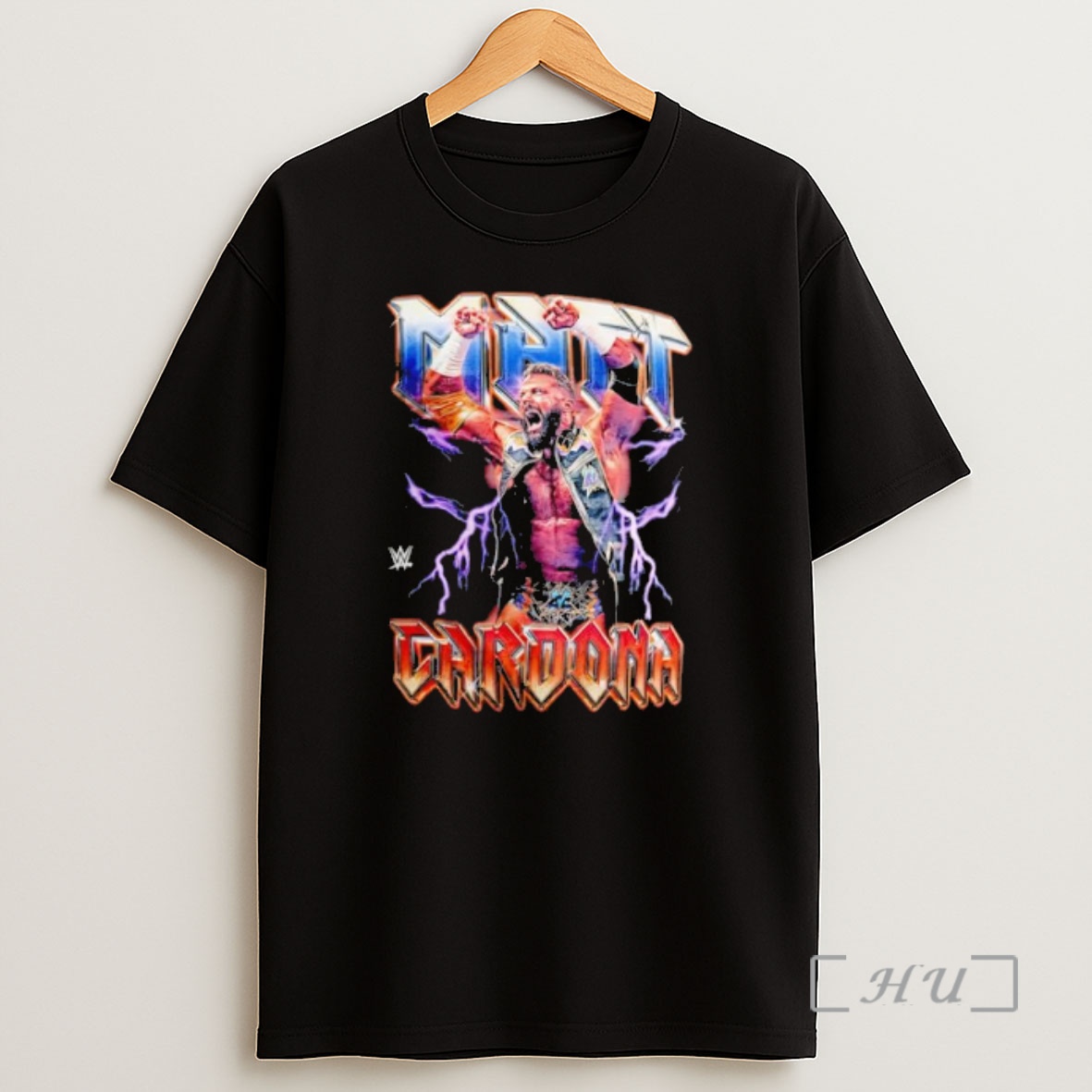Officials Matt Cardona Wwe Wrestling Lightning Metal Logo Shirt Sweatshirt Tee