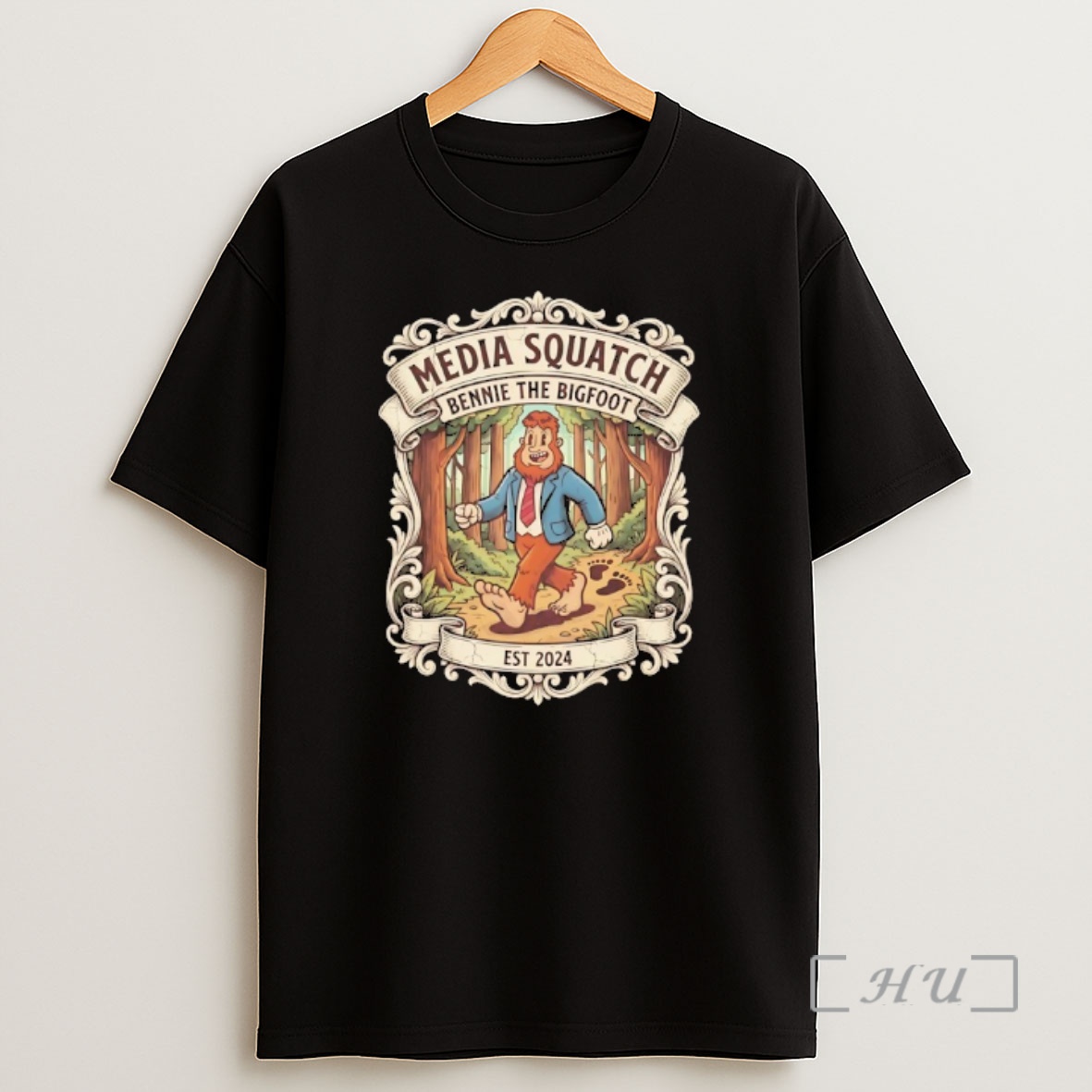 Officials Media Squatch Mennie The Bigfoot Est 2024 Shirt Sweatshirt Tee