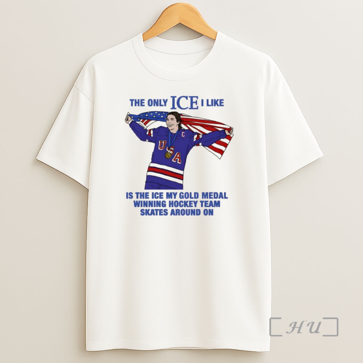 Officials Megan Keller The Only Ice I Like Is The Ice My Gold Medal Winning Hockey Teams Skate Around On Shirt Sweatshirt Tee