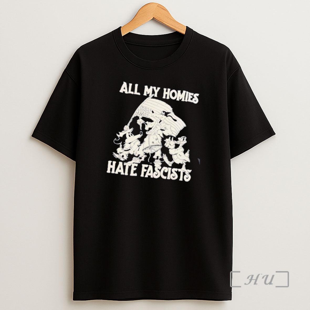 Officials Mickey All My Homies Hate Fascists Shirt Sweatshirt Tee