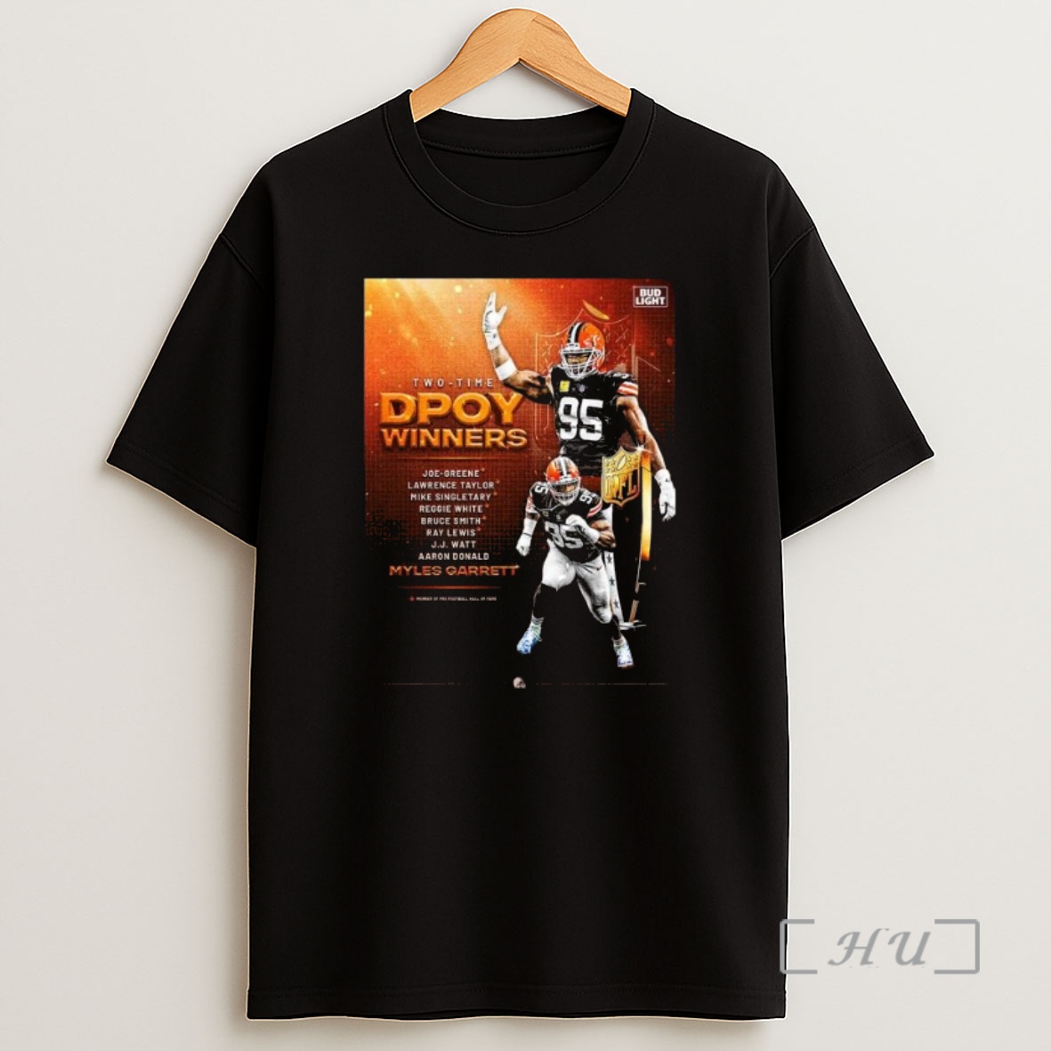 Officials Myles Garrett Cleveland Browns Nfl Dpoy Two Time Defensive Player Of The Year Shirt Sweatshirt Tee