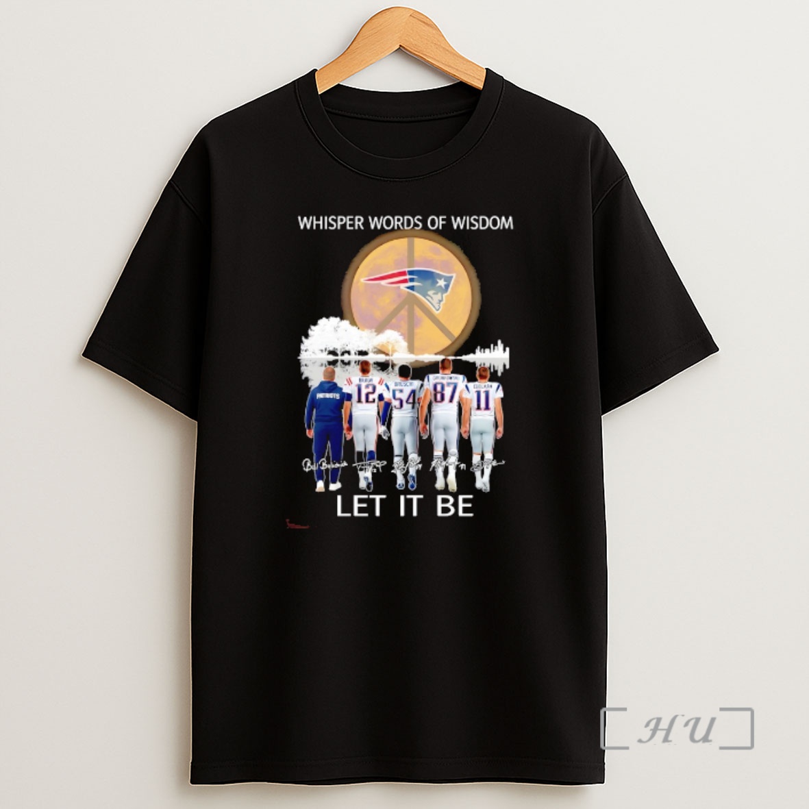 Officials New England Patriots Coach And Players Whisper Words Of Wisdom Let It Be Signature Shirt Sweatshirt Tee